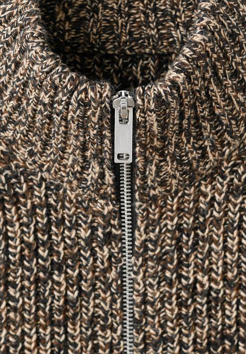 MANGO - Cardigan salty - dark brown