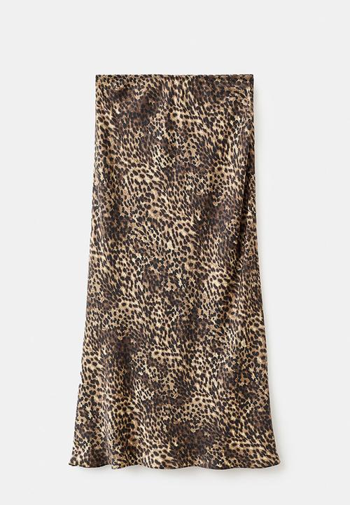 MANGO - Skirt piedra - brown