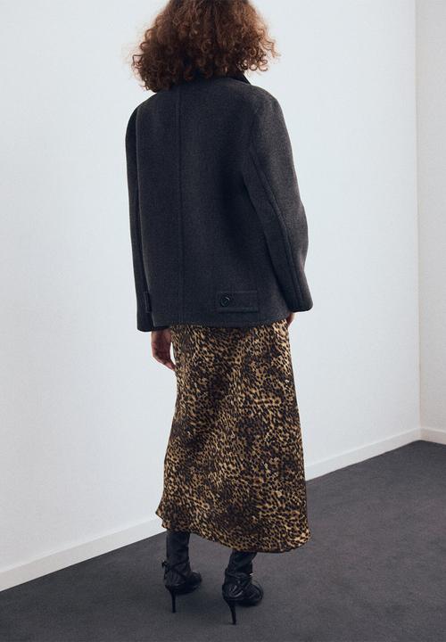 MANGO - Skirt piedra - brown