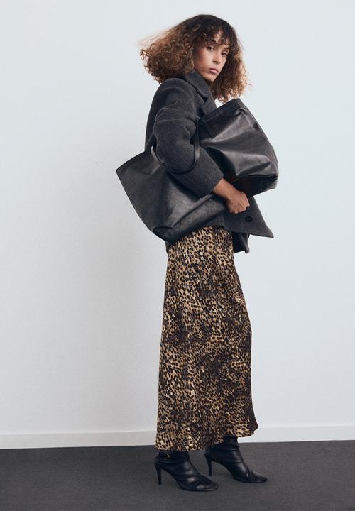 MANGO - Skirt piedra - brown