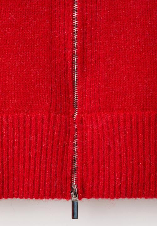 MANGO - Cardigan tomatoe - red