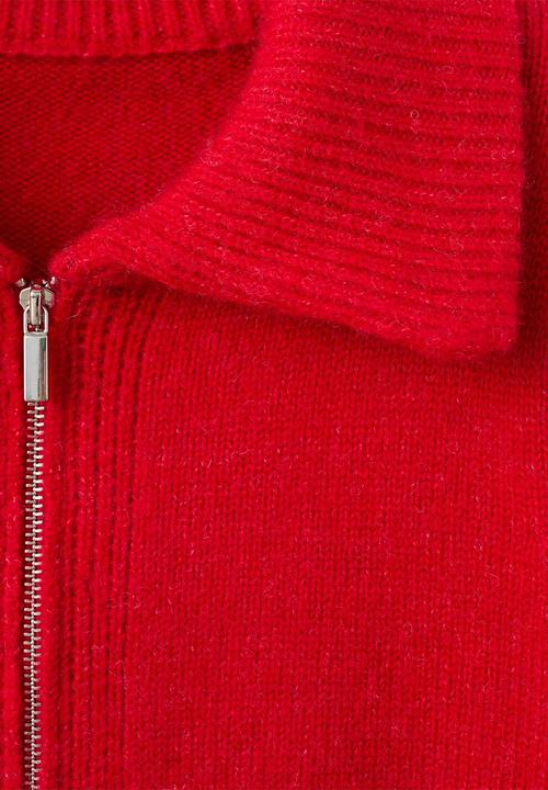 MANGO - Cardigan tomatoe - red