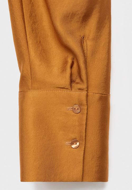 MANGO - Shirt mara - medium yellow