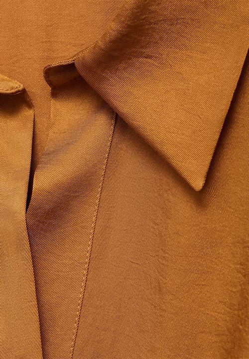 MANGO - Shirt mara - medium yellow