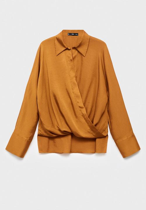 MANGO - Shirt mara - medium yellow