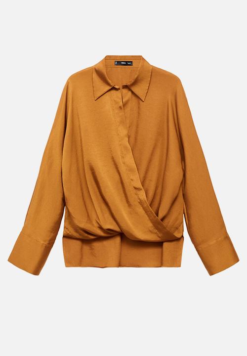 MANGO - Shirt mara - medium yellow