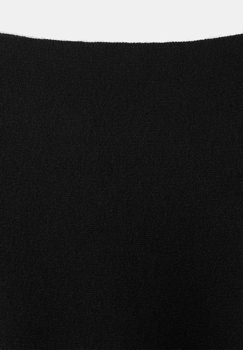 MANGO - Skirt descart - black