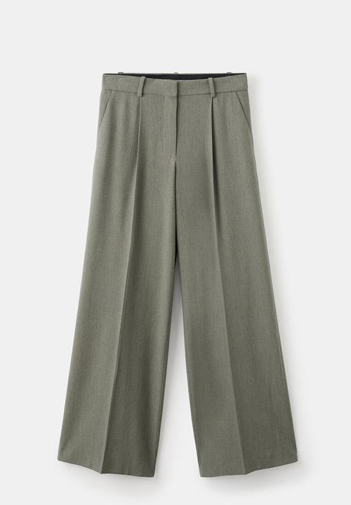 MANGO - Trousers napoli - green