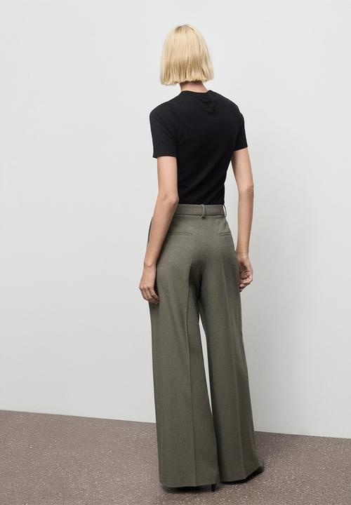 MANGO - Trousers napoli - green