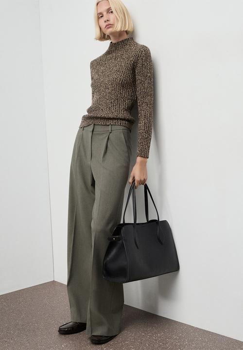 MANGO - Trousers napoli - green