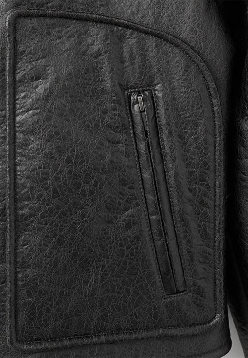 MANGO - Jacket coach - black