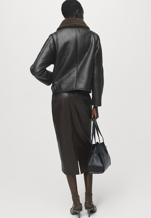 MANGO - Jacket coach - black