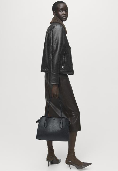 MANGO - Jacket coach - black