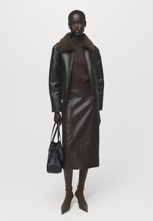 MANGO - Jacket coach - black