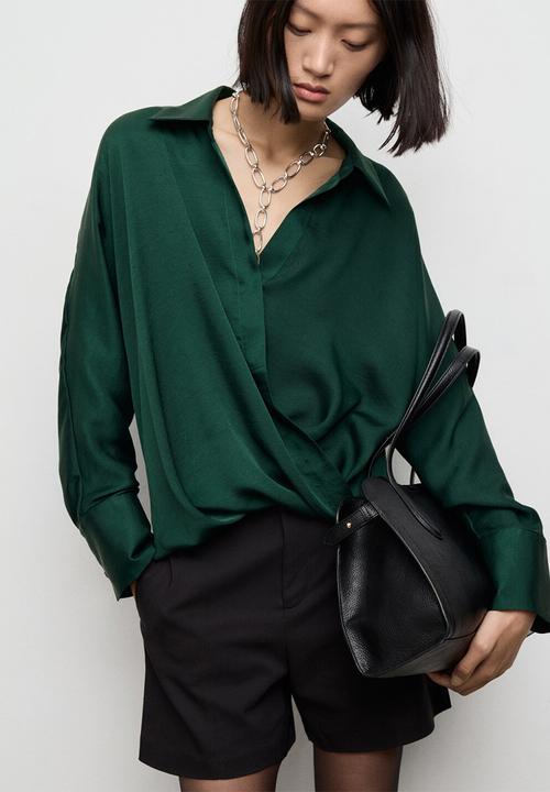 MANGO - Shirt mara - bright green
