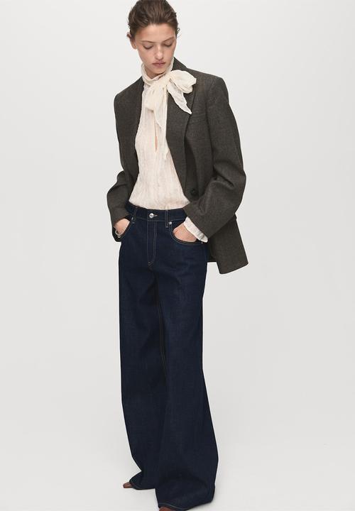 MANGO - Jeans annie - open blue