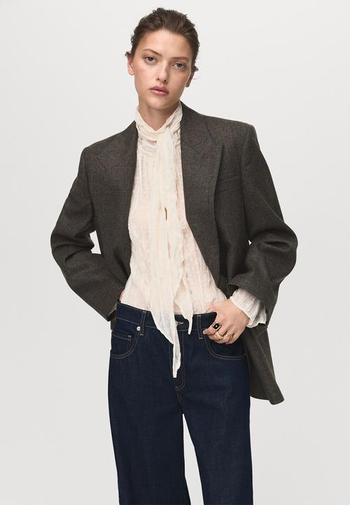 MANGO - Jeans annie - open blue
