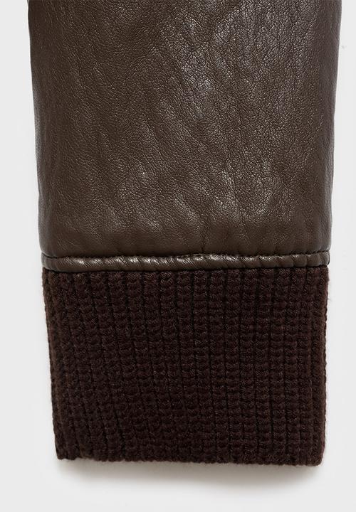 MANGO - Jacket coch - brown