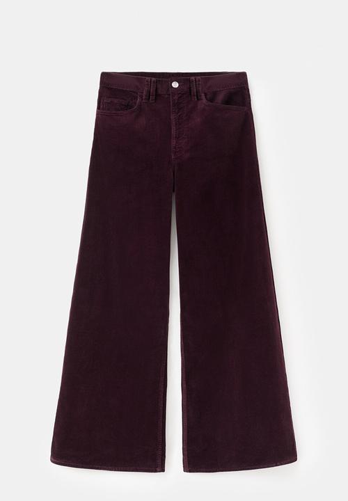 MANGO - Jeans carmenp - dark red