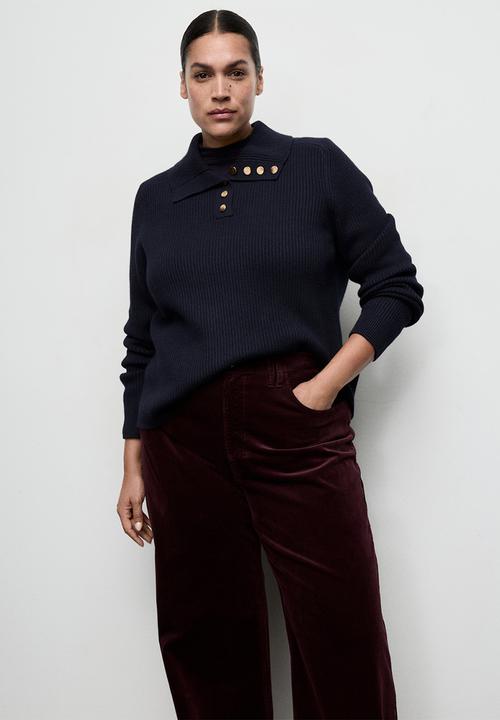 MANGO - Jeans carmenp - dark red