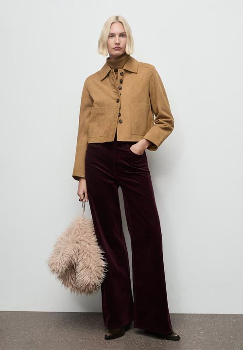 MANGO - Jeans carmenp - dark red