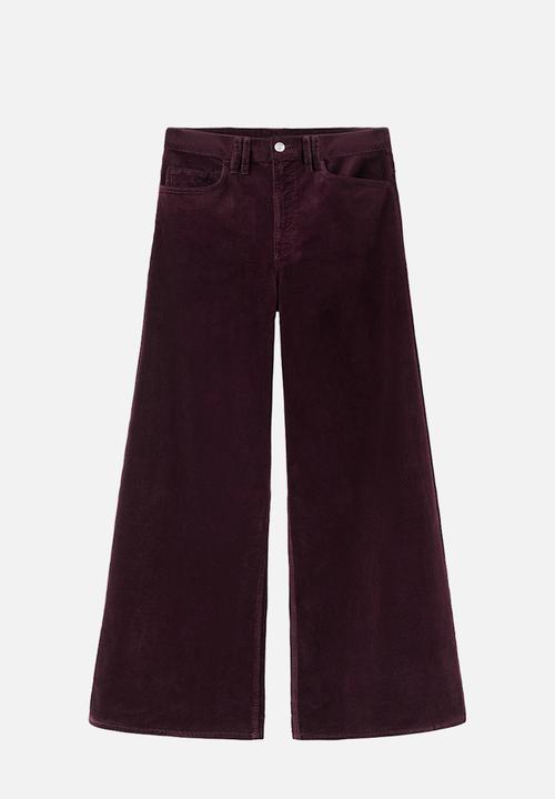 MANGO - Jeans carmenp - dark red