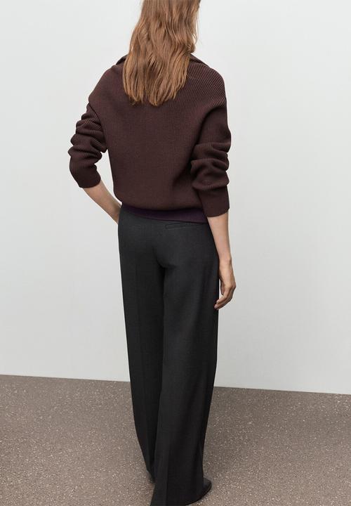 MANGO - Trousers carlota - gray