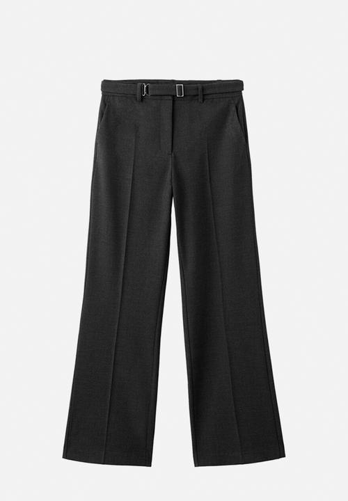 MANGO - Trousers carlota - gray