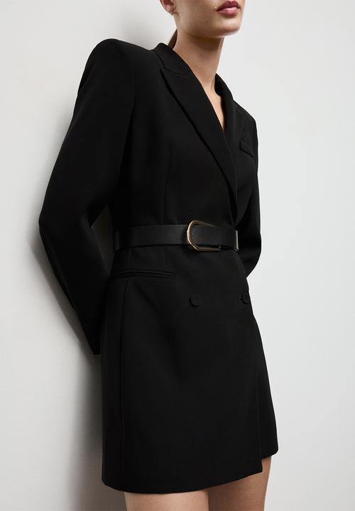 MANGO - Dress loida - black
