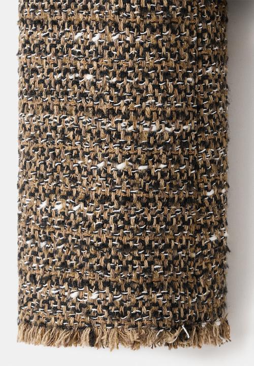 MANGO - Jacket pelete - dark brown