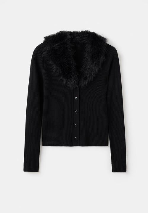 MANGO - Cardigan maddie - black
