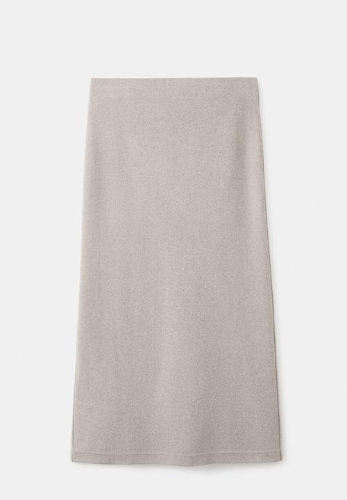MANGO - Skirt ancona - medium brown