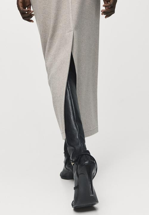 MANGO - Skirt ancona - medium brown