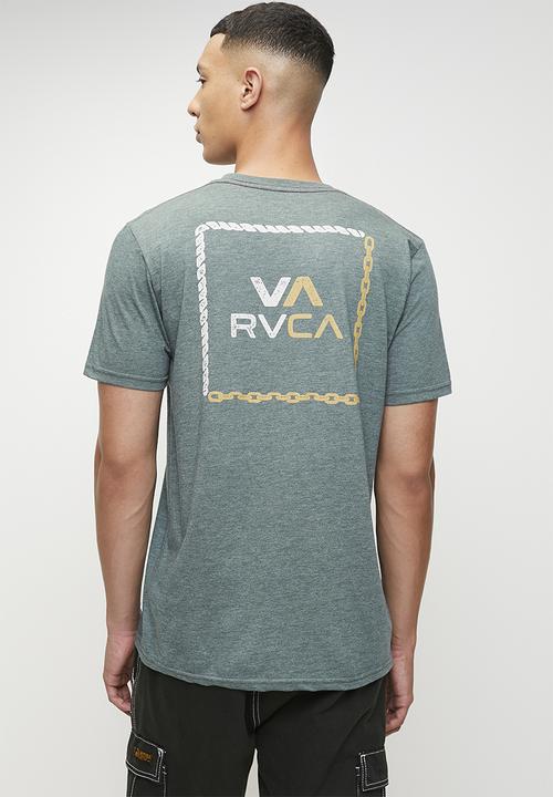 RVCA - Bonded Ss Red Stitch - Duck Blue
