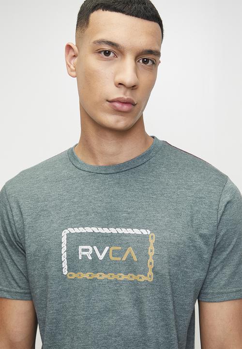 RVCA - Bonded Ss Red Stitch - Duck Blue