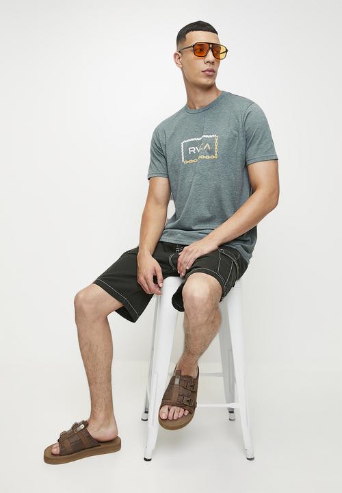 RVCA - Bonded Ss Red Stitch - Duck Blue