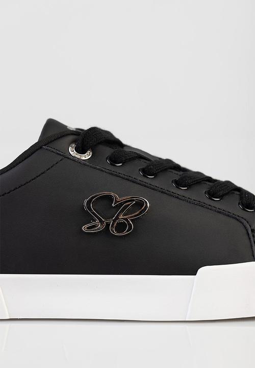 SISSY BOY - Branded sneaker - black & silver