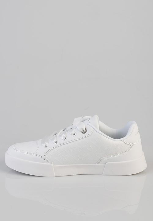 SISSY BOY - Embossed sneaker with sb hardware plate on side - white 1