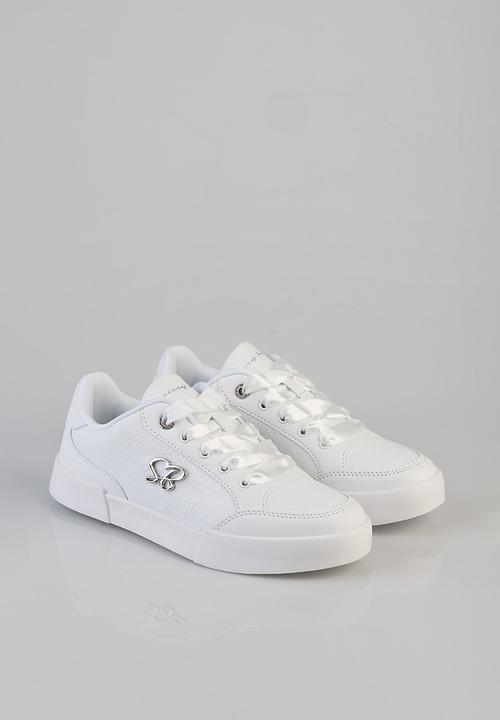 SISSY BOY - Embossed sneaker with sb hardware plate on side - white 1