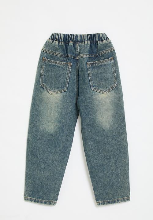 Pop Candy - Balloon fit denim jeans - medium-wash blue