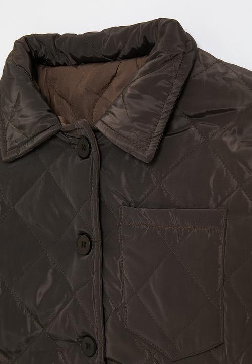 Pop Candy - Quilted jacket - dark brown
