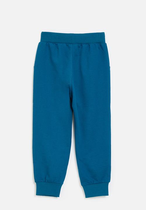 Pop Candy - Plain jogger - deep aqua