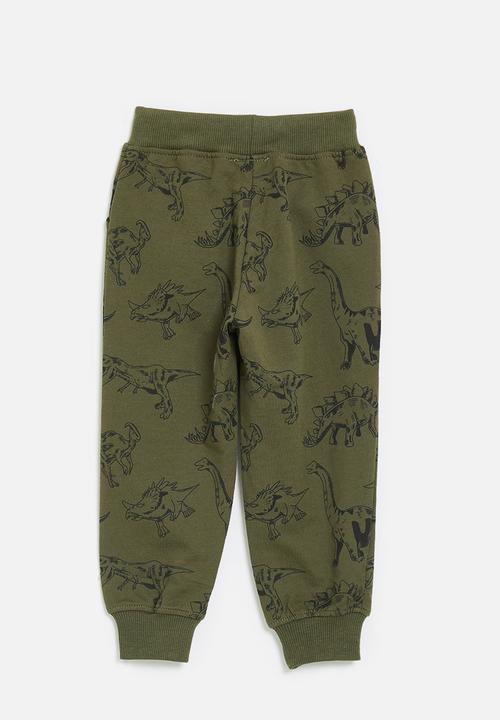 Pop Candy - Joggers - hunter green/dinos