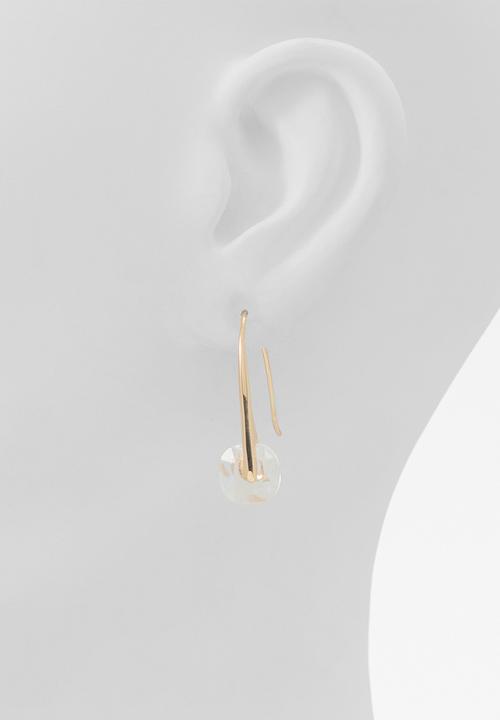 ALDO - Roomie Earrings - Gold/Clear Multi