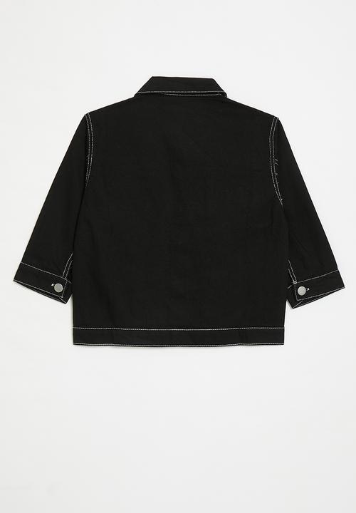 Pop Candy - Shacket - black & white