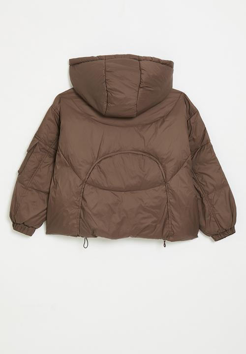 Pop Candy - Puffer jacket - dark taupe