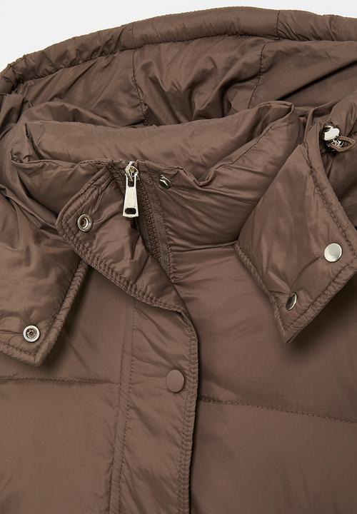 Pop Candy - Puffer jacket - dark taupe