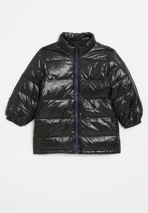 Pop Candy - Irreversible puffer jacket - floral aop/black