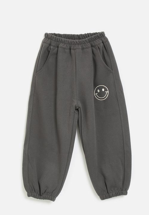 Pop Candy - Cuffed jogger pants - charcoal grey