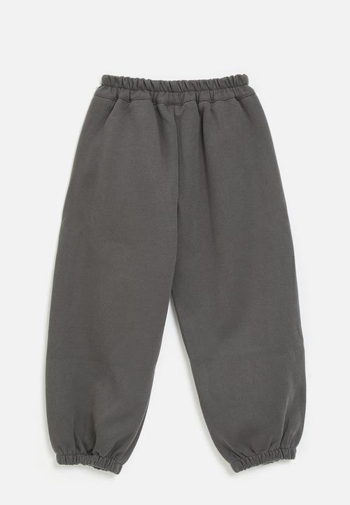 Pop Candy - Cuffed jogger pants - charcoal grey